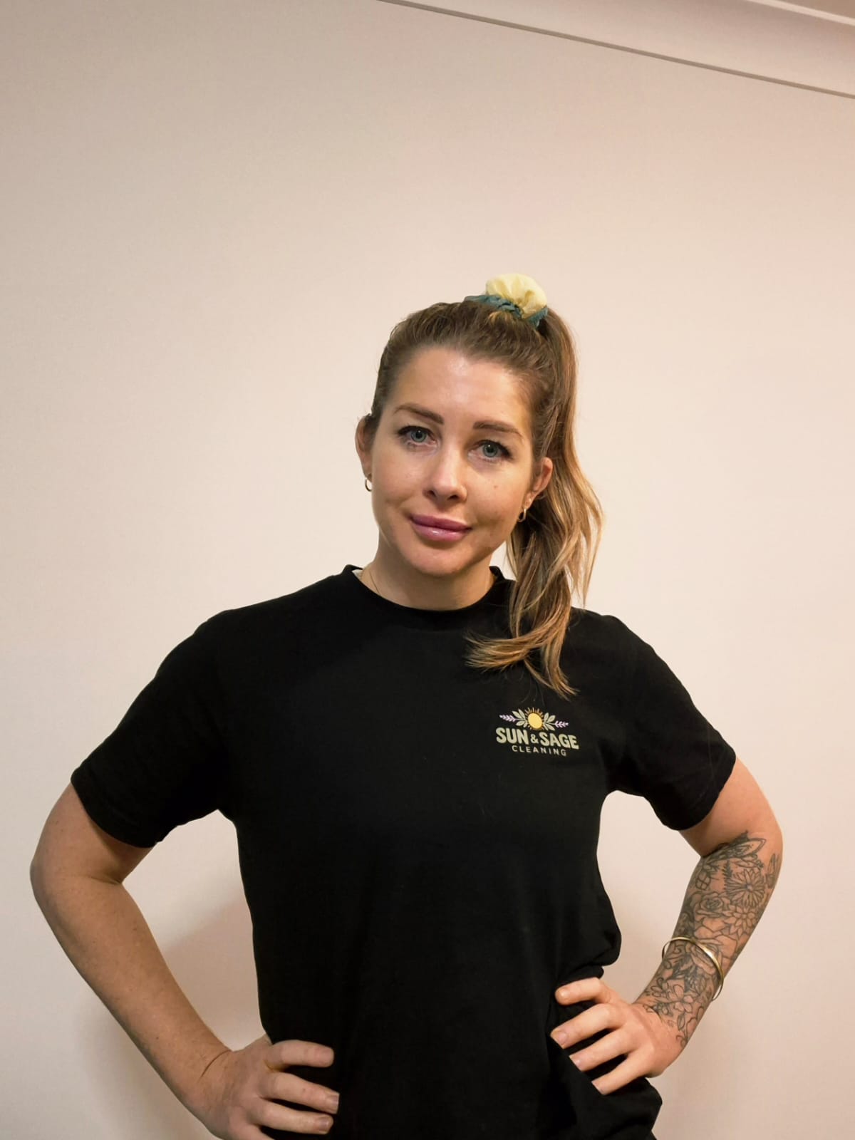 Monique, owner of Sun and Sage Cleaning